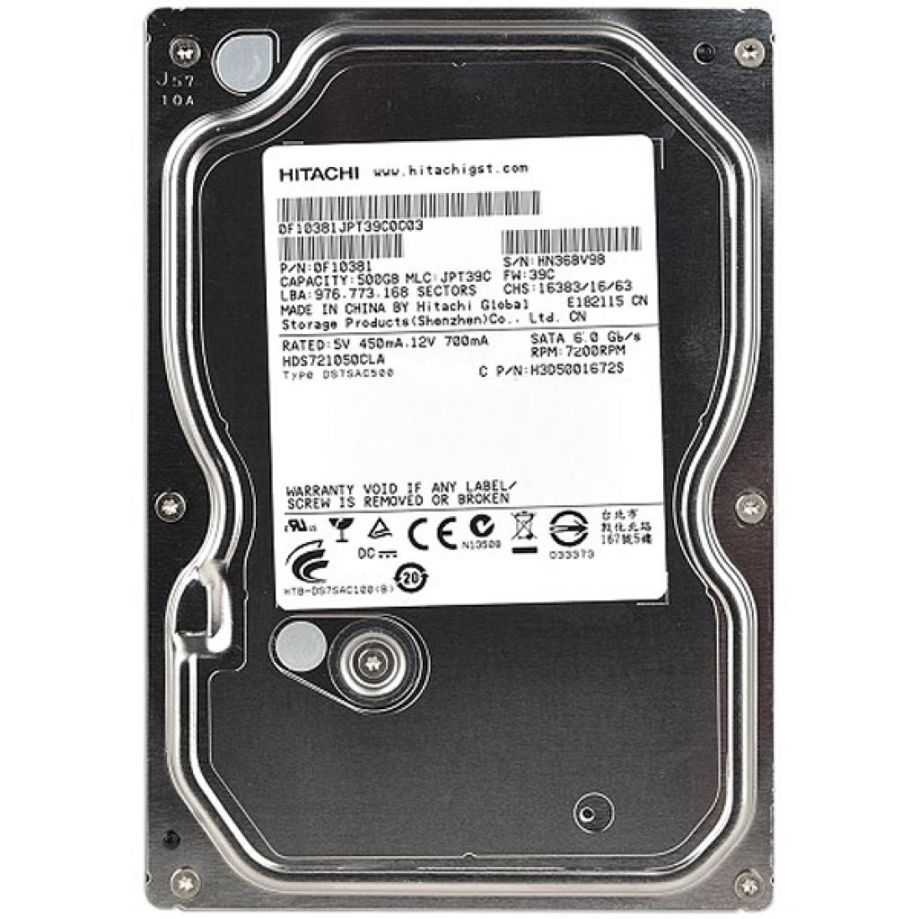 Жорсткий диск 3.5"  500Gb WDC Hitachi HGST (#HDS721050CLA662#) - изображение 1