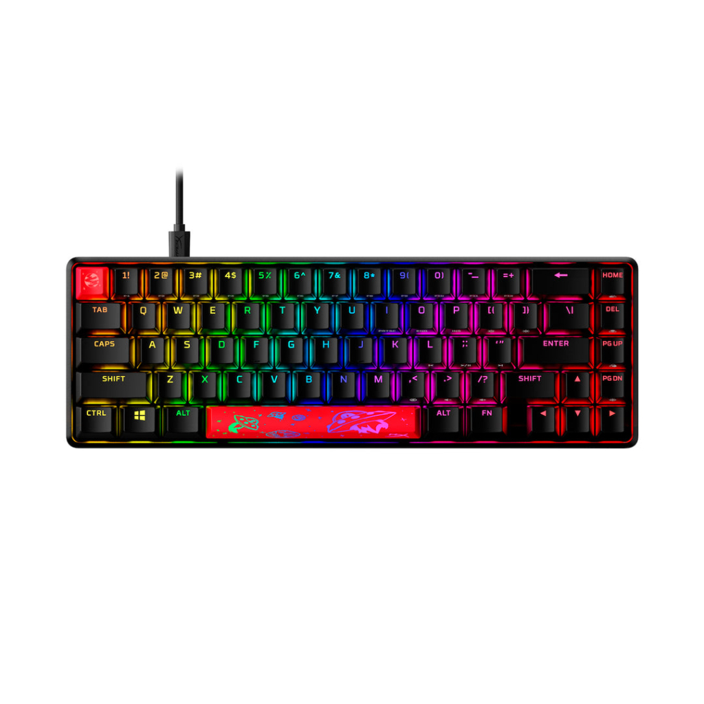 Клавіатура HyperX Alloy Origins 65 HX Red USB UA Black (4P5D6AA) - зображення 10