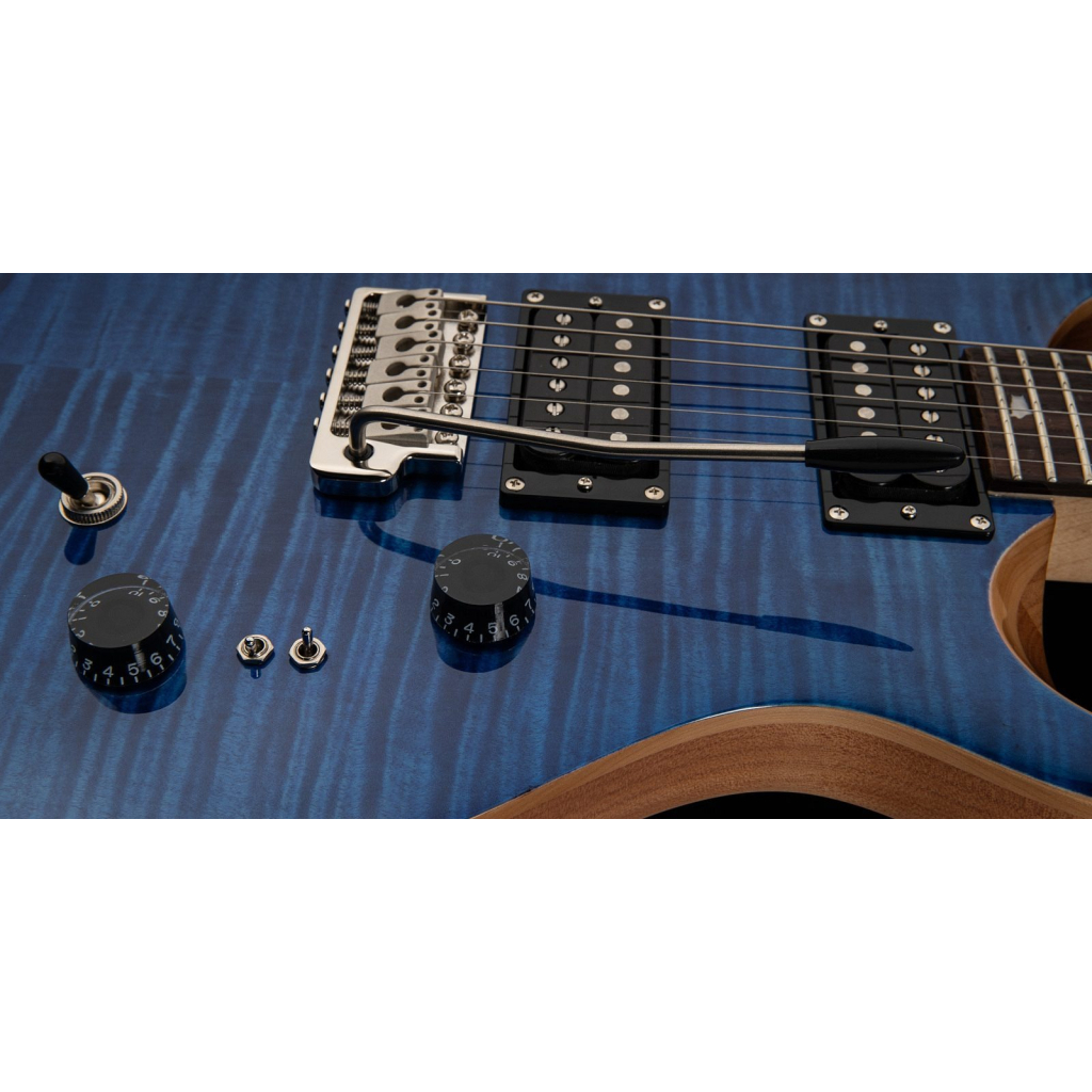 Електрогітара PRS SE Custom 24-8 Faded Blue - изображение 11