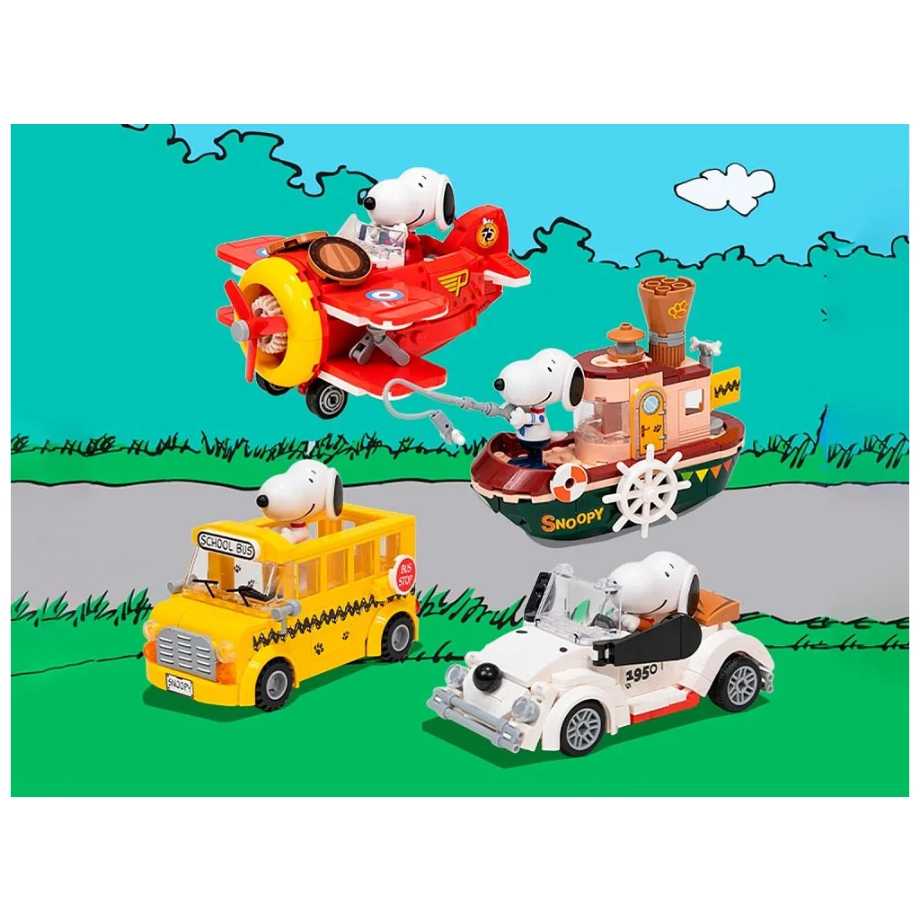 Конструктор Pantasy Snoopy - Біплан (86905) - зображення 9