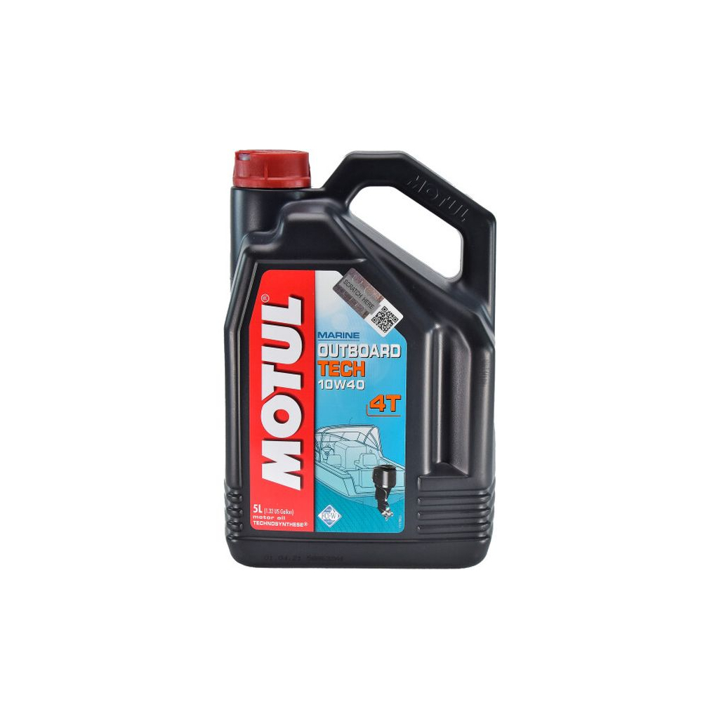 Моторна олива MOTUL 4T Outboard Tech 10W40 5л (852251) - зображення 1
