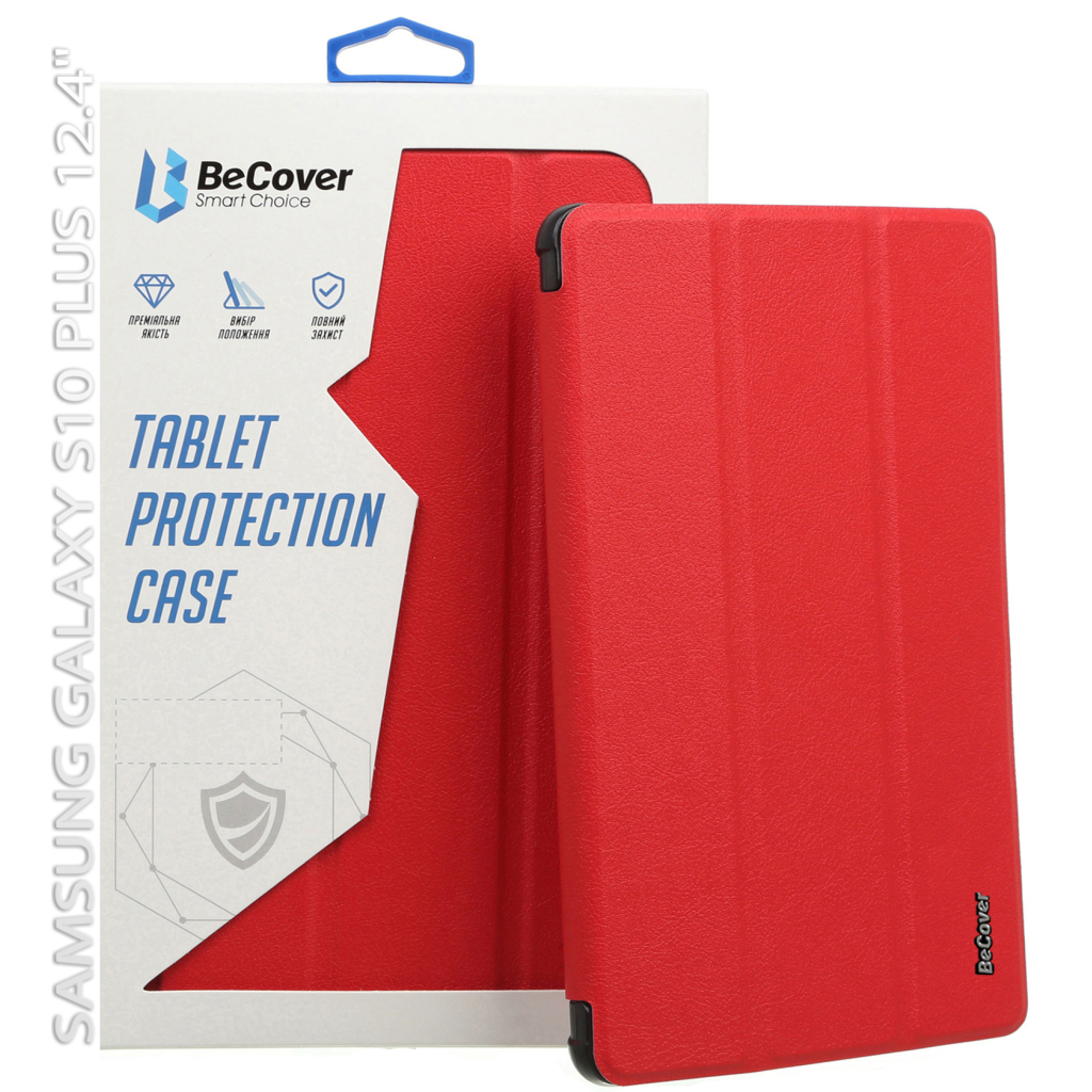 Чохол до планшета BeCover Smart Case Samsung Galaxy Tab S10 Plus (SM-X820/SM-X826) 12.4" Red (712238) - зображення 7