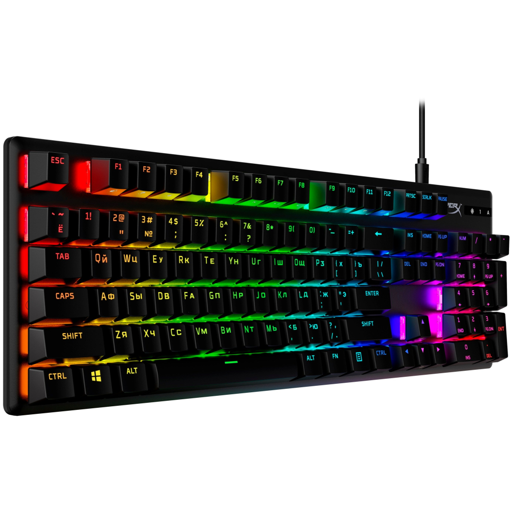 Клавіатура HyperX Alloy Origins PBT HX Aqua (639N5AA) - зображення 2