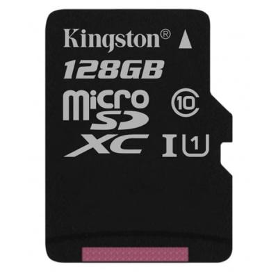 Карта пам'яті Kingston 128GB microSDXC class 10 UHS-I Canvas Select (SDCS/128GBSP) - зображення 1