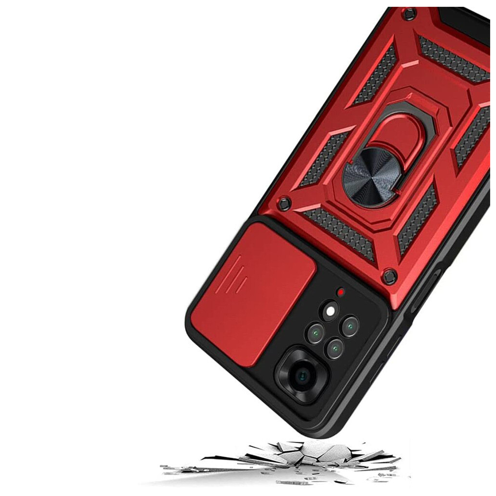 Чохол до мобільного телефона BeCover Military Xiaomi Redmi Note 11 / Note 11S Red (707415) - зображення 3