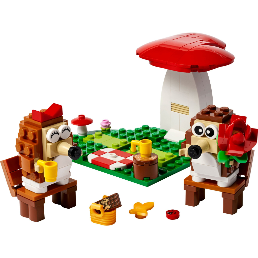 Конструктор LEGO Iconic Романтичний пікнік їжачків (40711) - зображення 2