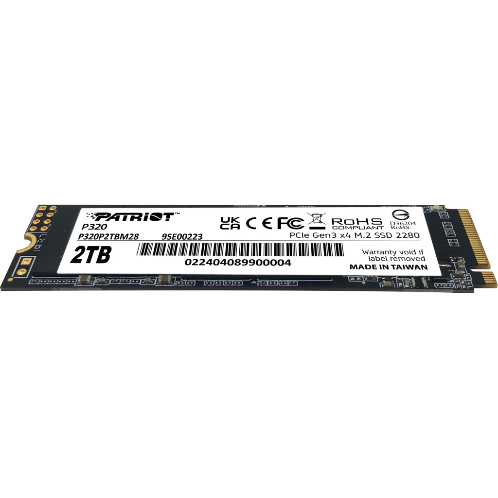 Накопичувач SSD M.2 2280 2TB Patriot (P320P2TBM28) - зображення 4