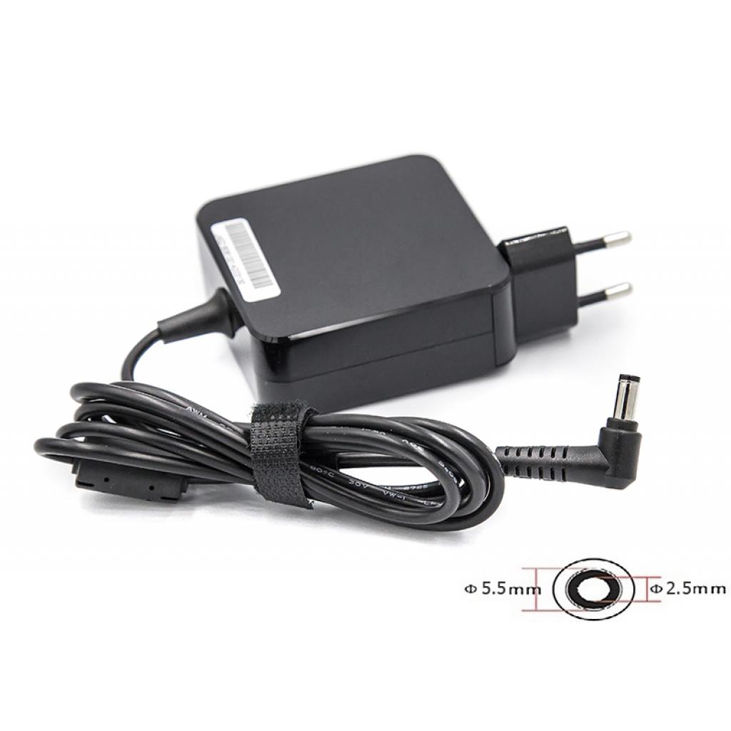 Блок живлення до ноутбуку PowerPlant ASUS 220V, 19V 65W 3.42A (5.5*2.5) wall mount (WM-AC65F5525) - зображення 1
