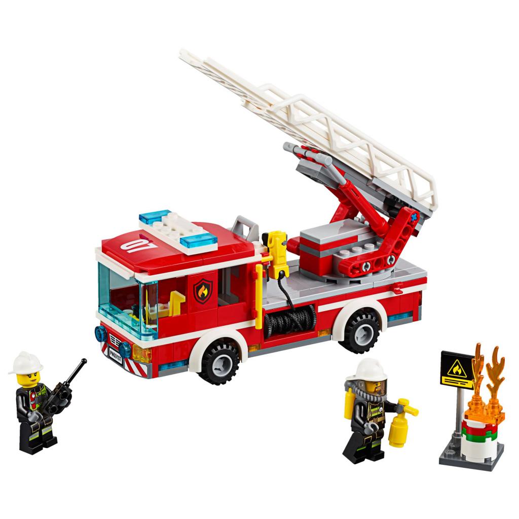 Конструктор LEGO City Fire Пожежний автомобіль зі сходами (60107) - зображення 2