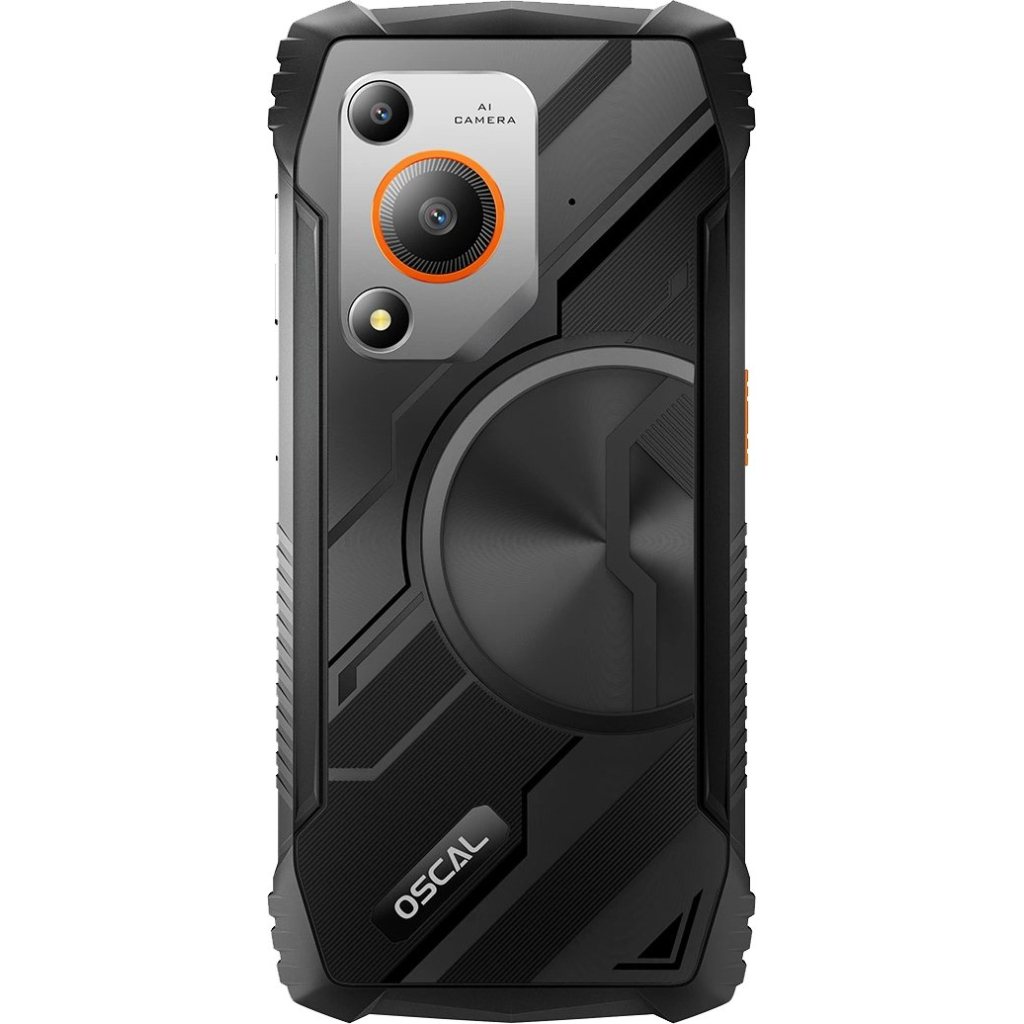 Мобільний телефон Oscal Marine 1 4/128GB Black - зображення 3