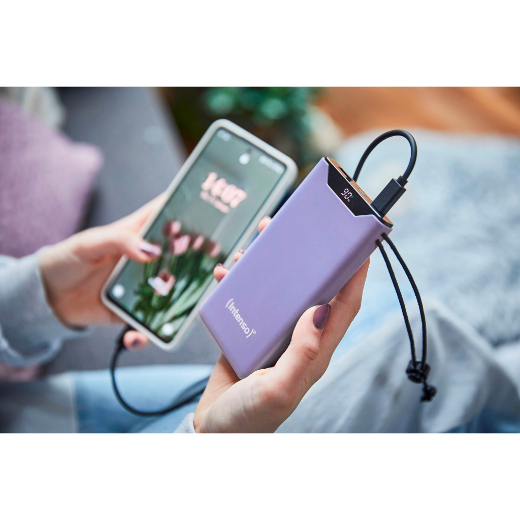 Батарея універсальна Intenso F10000 10000mAh QC3.0 purple (7332033) - зображення 8