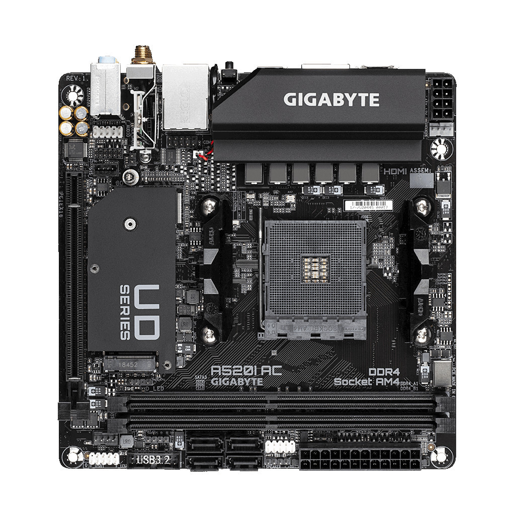 Материнська плата GIGABYTE A520I AC - зображення 1