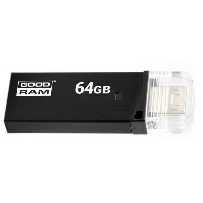 USB флеш накопичувач Goodram 64GB OTN3 Twin USB 3.0 microUSB (OTN3-0640K0R11) - зображення 1