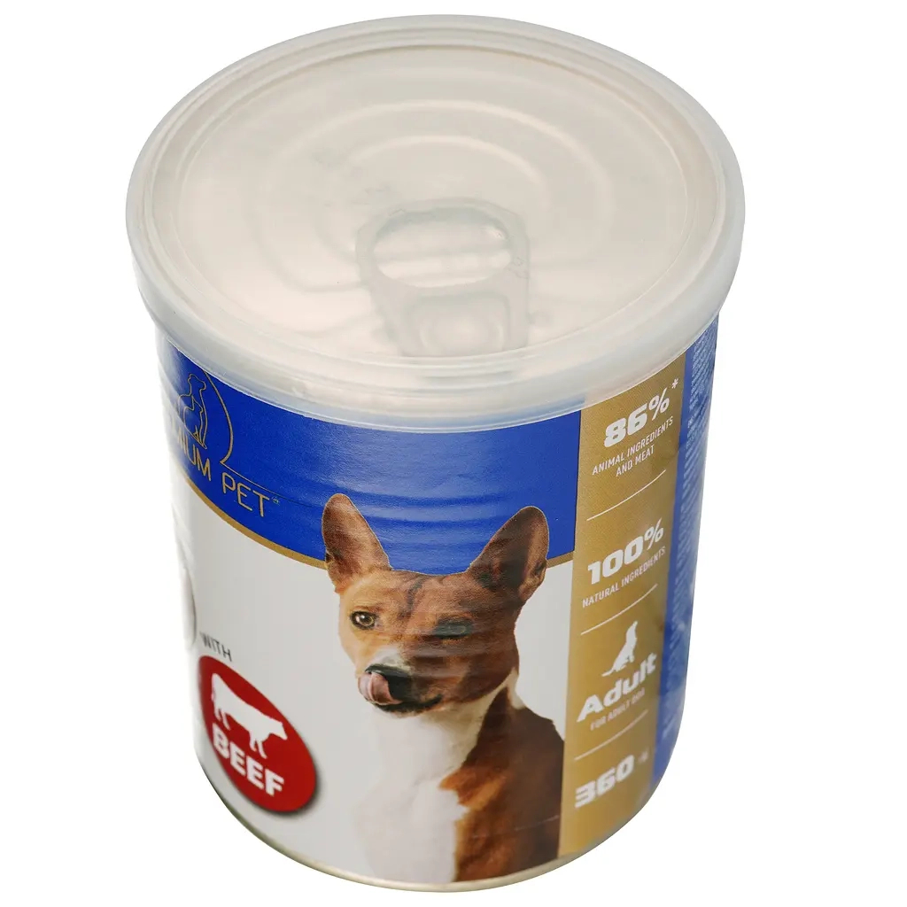Консерви для собак PREMIUM PET з яловичиною 360 г (4820255191799) - зображення 4