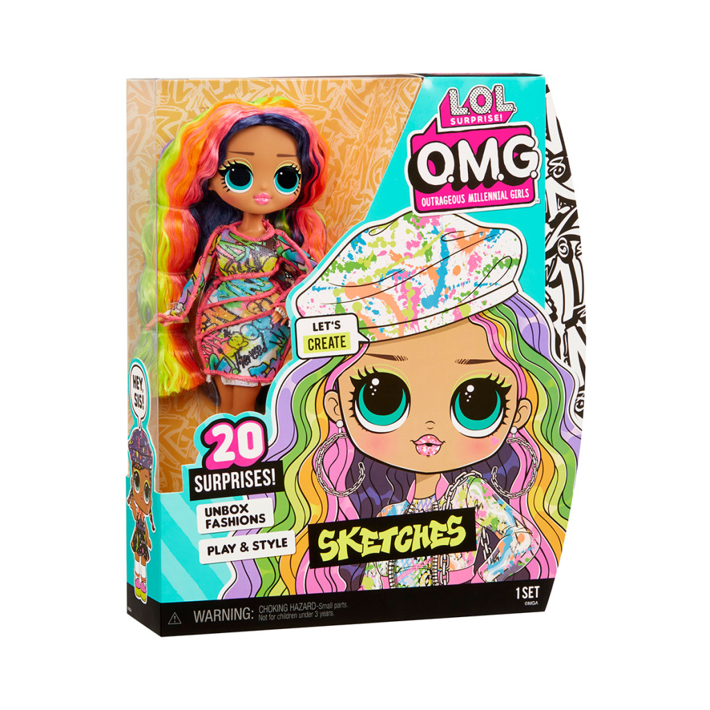 Лялька L.O.L. Surprise! серії O.M.G. Core S6 – Леді Скетч (581857) - зображення 7