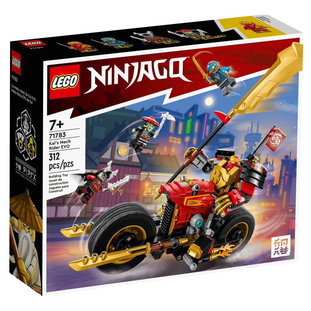 Конструктор LEGO Ninjago Робот-вершник Кая EVO 312 деталей (71783) - зображення 1
