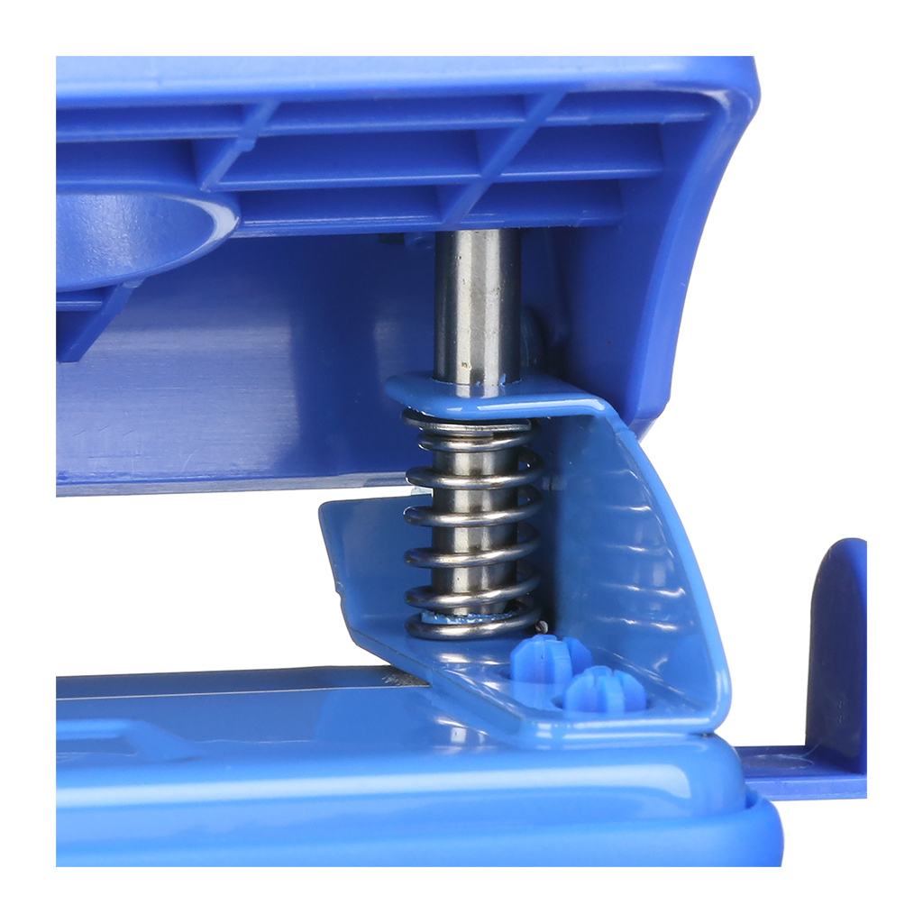 Діркопробивач Buromax пластиковий, до 10 аркушів, 120 х 58 х 59 мм, синій (BM.4015-02) - зображення 5