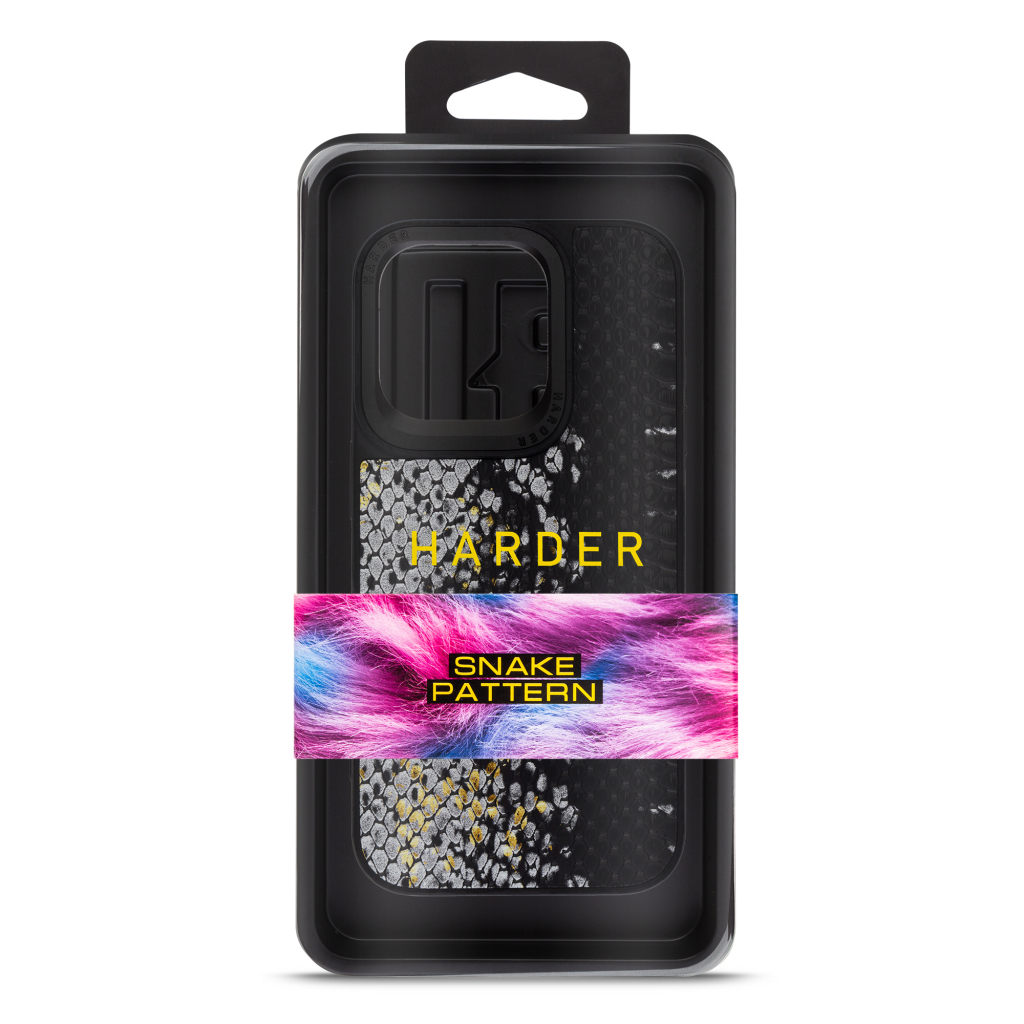 Чохол до мобільного телефона Harder Snake Pattern Apple iPhone 15 Pro Black (ARM76793) - зображення 3