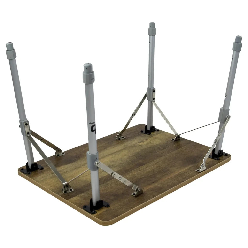 Туристичний стіл Bo-Camp Feather 60 x 45 см Коричневий (1404458) (DAS302437) - зображення 8