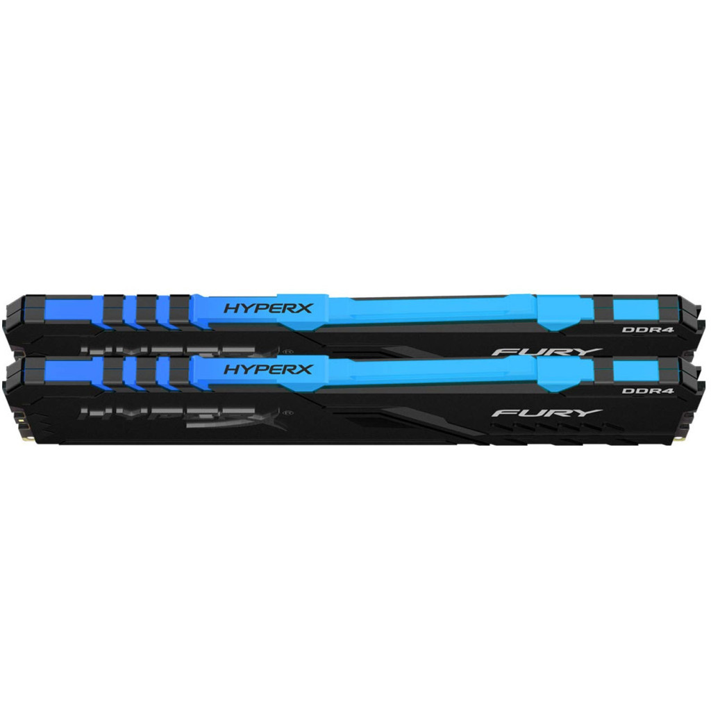 Модуль пам'яті для комп'ютера DDR4 16GB (2x8GB) 3600 MHz HyperX Fury RGB Kingston Fury (ex.HyperX) (HX436C17FB3AK2/16) - зображення 3