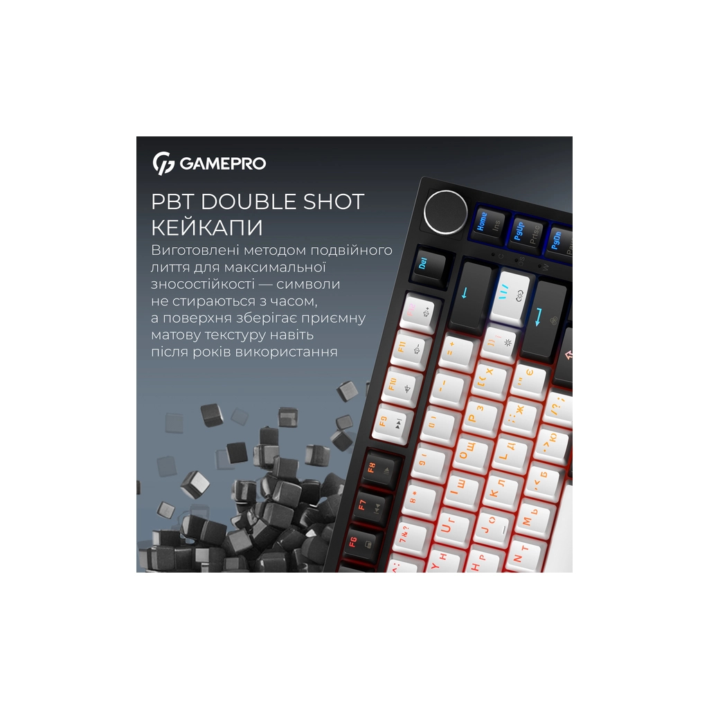 Клавіатура GamePro Asgard Valhalla Max MK160B MAX USB UA Black (MK160B MAX) - зображення 11