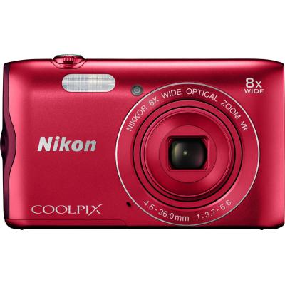Цифровий фотоапарат Nikon Coolpix A300 Red (VNA963E1) - зображення 2