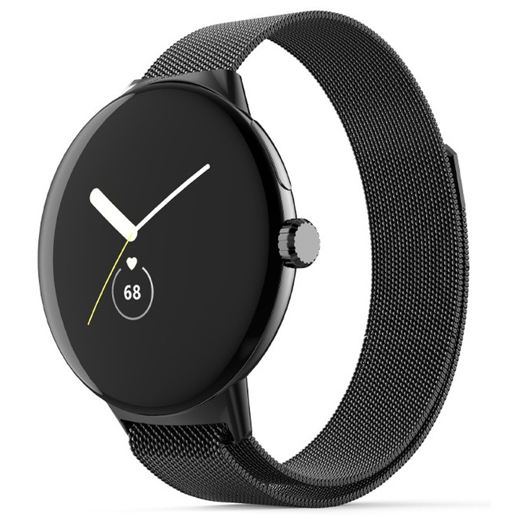 Ремінець до смарт-годинника Armorstandart Milanese Magnetic Band для Google Pixel Watch / Watch 2 / Watch 3 41 mm Black (ARM75445) - зображення 1