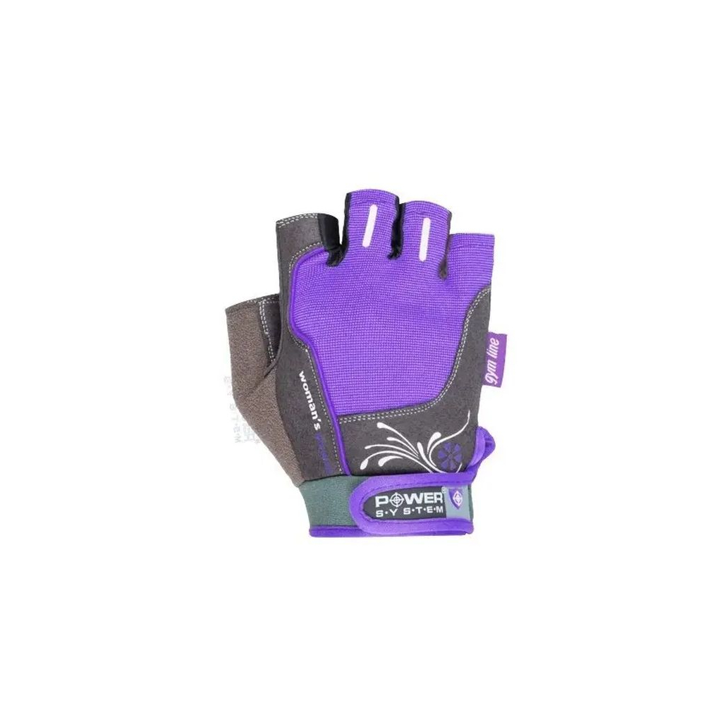 Рукавички для фітнесу Power System Womans Power PS-2570 Purple S (PS-2570_S_Purple) - зображення 2
