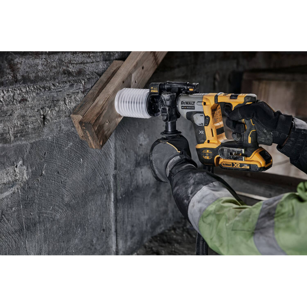 Перфоратор DeWALT безщітковий, SDS-Plus, 54 В, 3.5 Дж, 3 реж. кейс (DCH172NT) - изображение 6