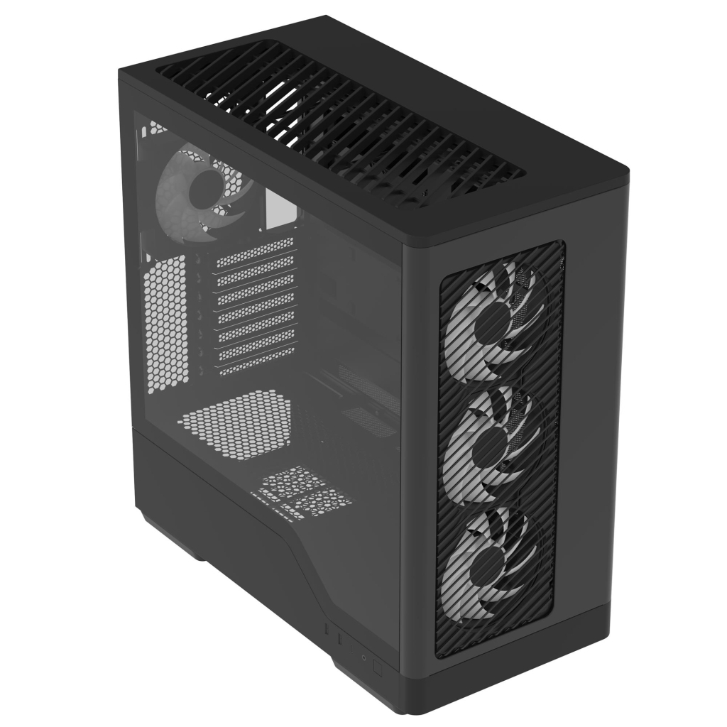 Корпус для ПК AeroCool D520A-BK-v1 Black (ACCM-DS05143.11) - зображення 4