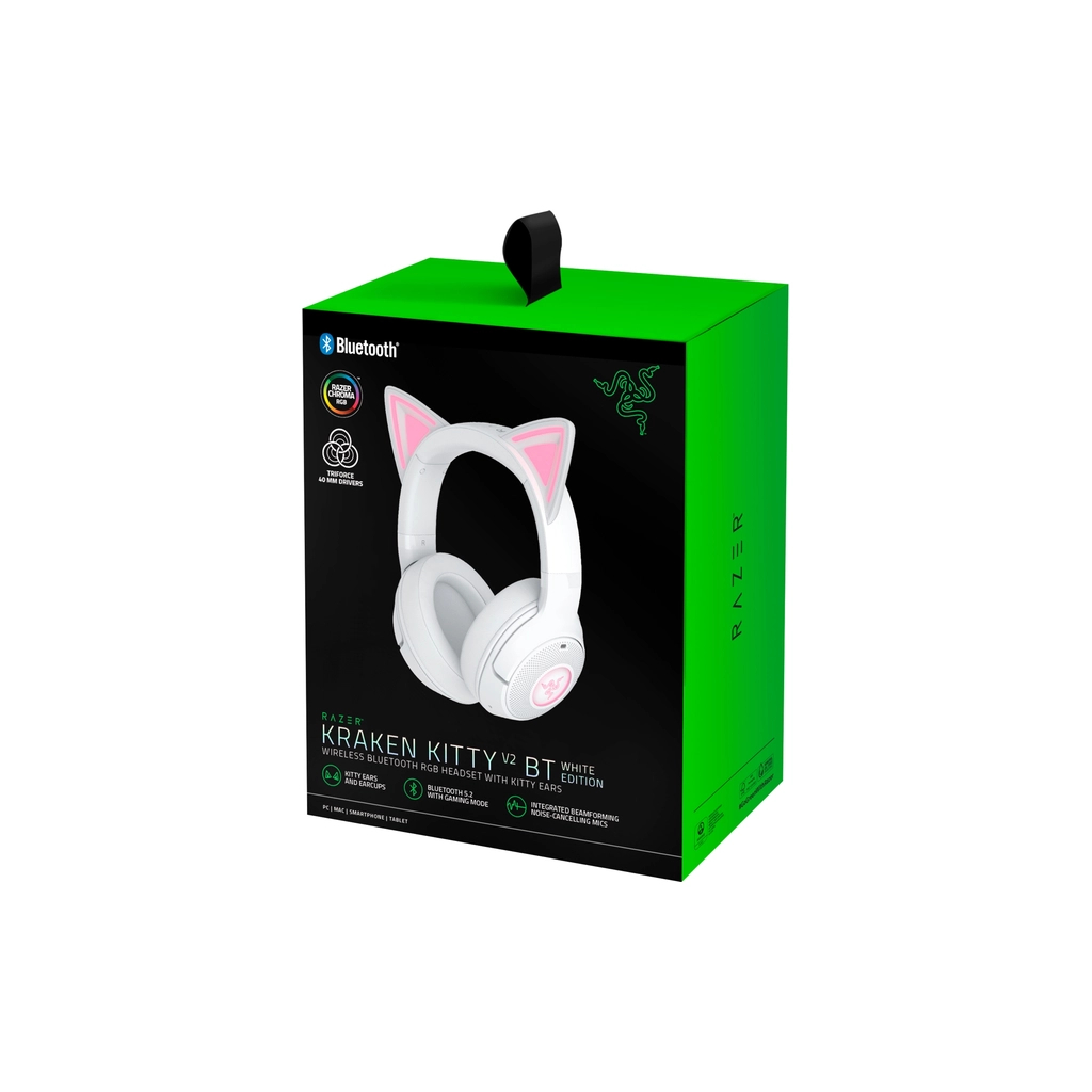 Навушники Razer Kraken Kitty V2 Bluetooth White (RZ04-04860600-R3M1) - зображення 7