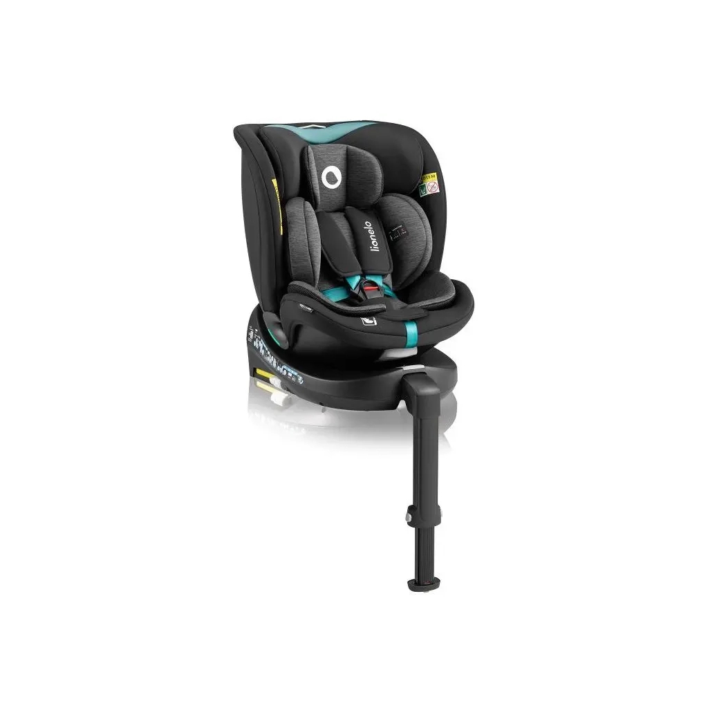 Автокрісло Lionelo Navy I-Size Black Turquoise (LO-NAVY I-SIZE BLACK TURQUOISE) - зображення 4