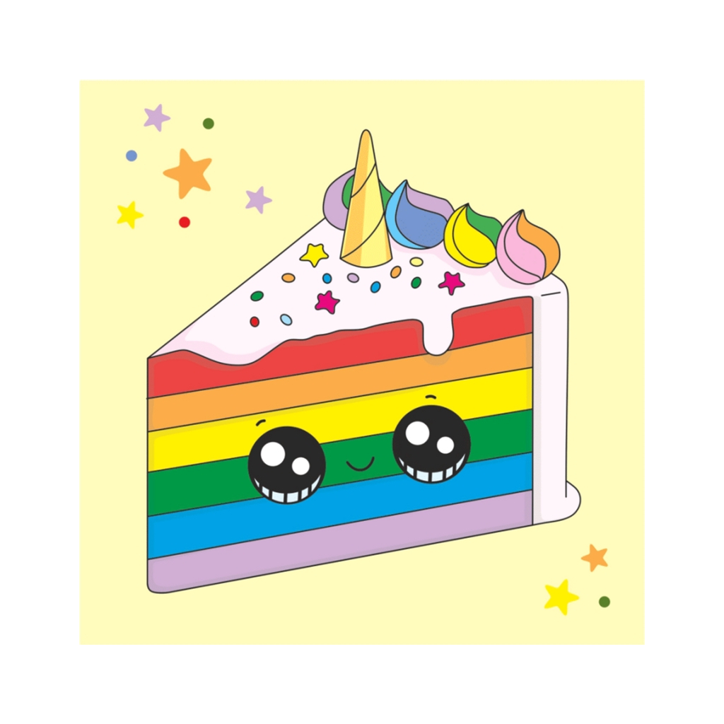 Картина по номерам Rosa KIDS Тортик 20х20 см (4823098518082) - зображення 1