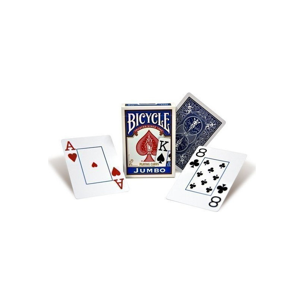 Гральні карти Bicycle Rider Back International Jumbo Index (blue) (JIB001) - зображення 2