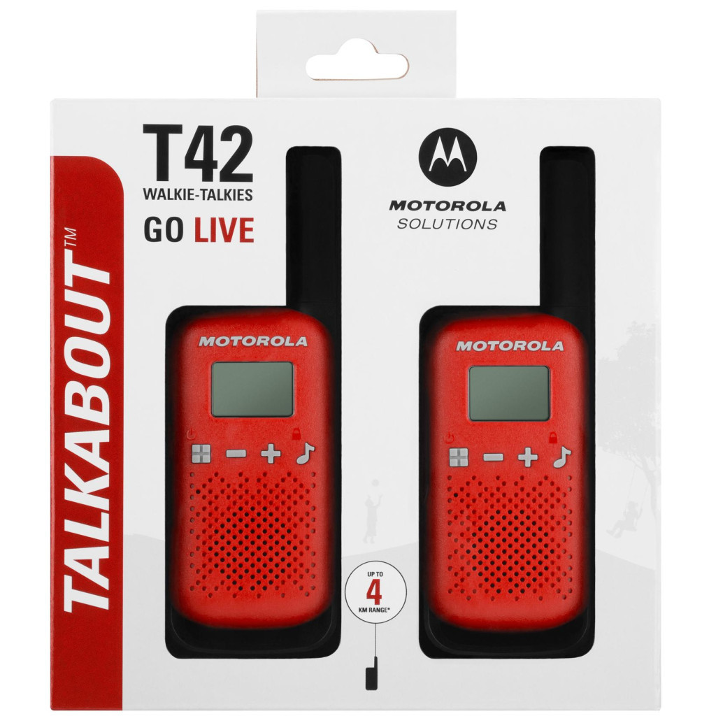 Портативна рація Motorola TALKABOUT T42 Red Twin Pack (B4P00811RDKMAW) - изображение 12