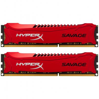 Модуль пам'яті для комп'ютера DDR3 16GB (2x8Gb) 1600 MHz HyperX Savage Kingston Fury (ex.HyperX) (HX316C9SRK2/16) - зображення 1