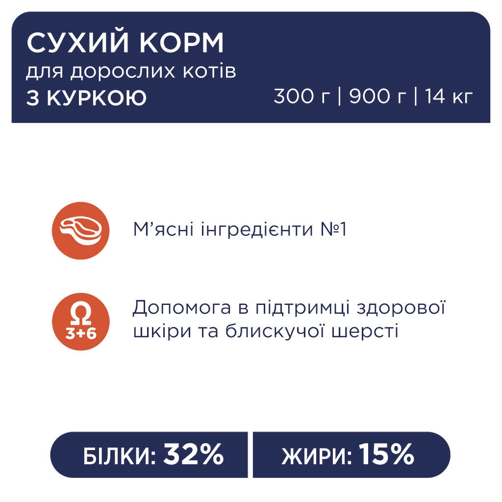 Сухий корм для кішок Club 4 Paws Преміум. Зі смаком курки 300 г (4820083909795) - зображення 4