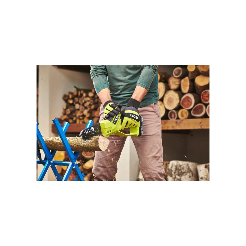 Ланцюгова пила Ryobi RY18PSX15A-0, шина 15см, 18В ONE+, безщіткова, 1.2кг (без АКБ та ЗП) (5133005779) - зображення 5