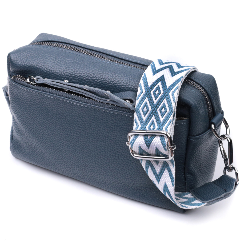 Сумка Vintage Жіноча шкіряна Синя (22652) - зображення 1