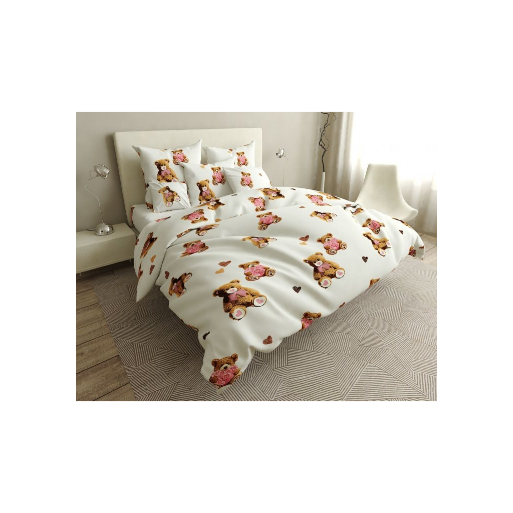 Постільна білизна MirSon Сатин Premium 22-1246 Love Berry Односпальна (2200002950541) - зображення 1