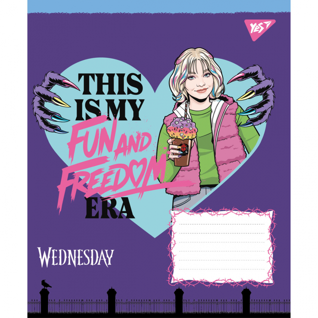 Зошит Yes Wednesday Школа Загадок А5 24 аркуша лінія (768271) - зображення 5