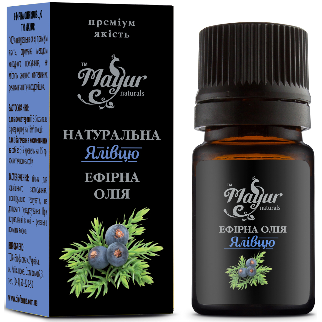 Ефірна олія Mayur Ялівцю 5 мл (4820230951837) - зображення 1