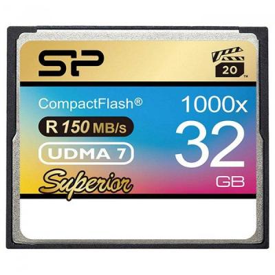 Карта пам'яті Silicon Power 32GB Compact Flash 1000X (SP032GBCFC1K0V10) - зображення 1