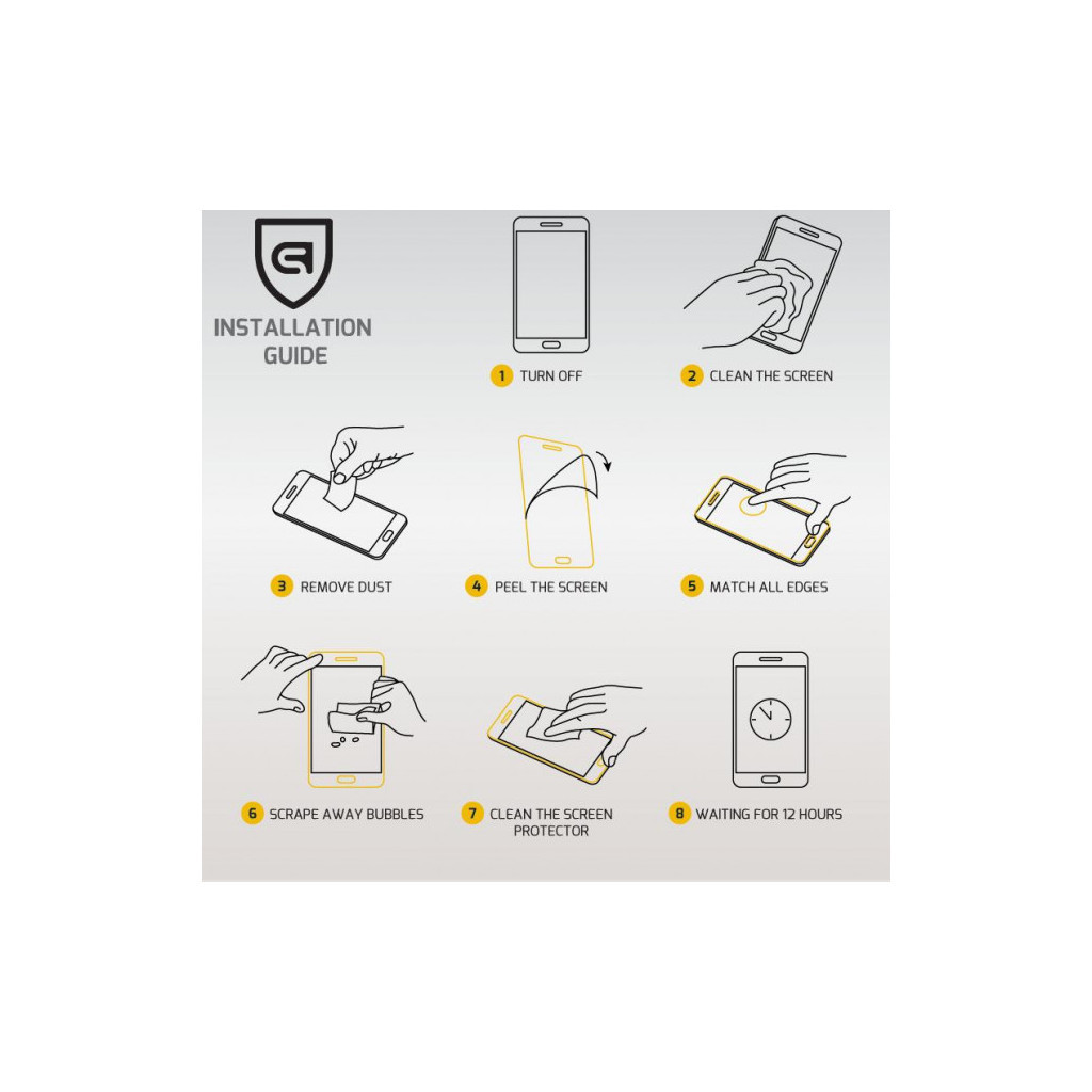 Скло захисне Armorstandart 3D PREMIUM Apple iPhone SE New/8/7 White (ARM49390) - зображення 4