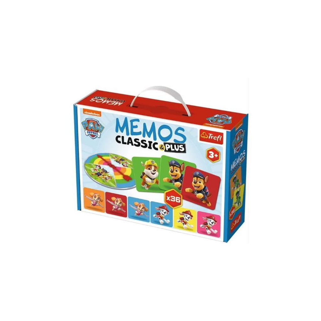 Настільна гра Trefl Мемо Класичні. Цуценячий патруль (Memos Classic&plus. Paw Patrol) (02269) - зображення 1
