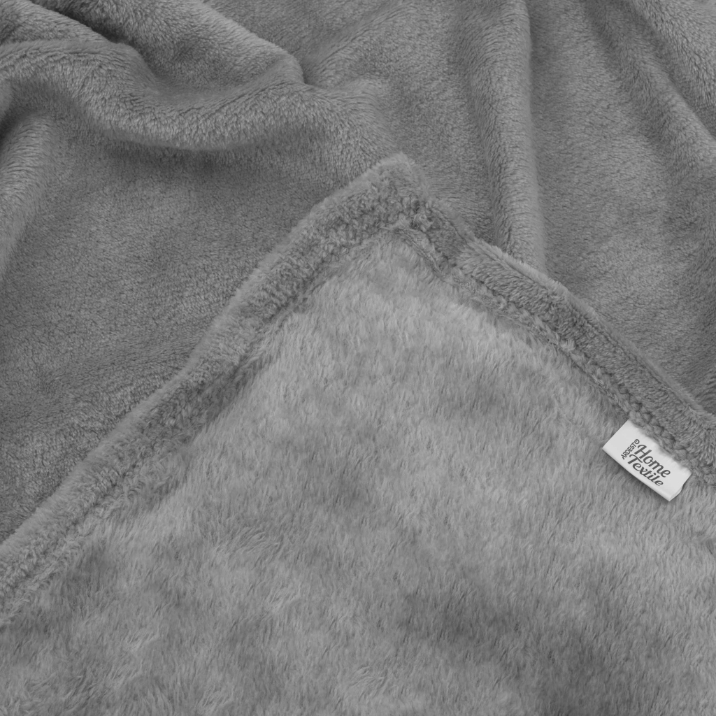 Плед Ardesto Flannel 100% поліестер, сірий світлий 160х200 см (ART0227SB) - зображення 4
