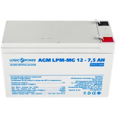 Батарея до ДБЖ LogicPower LPM MG 12В 7.5Ah (6554) - зображення 2