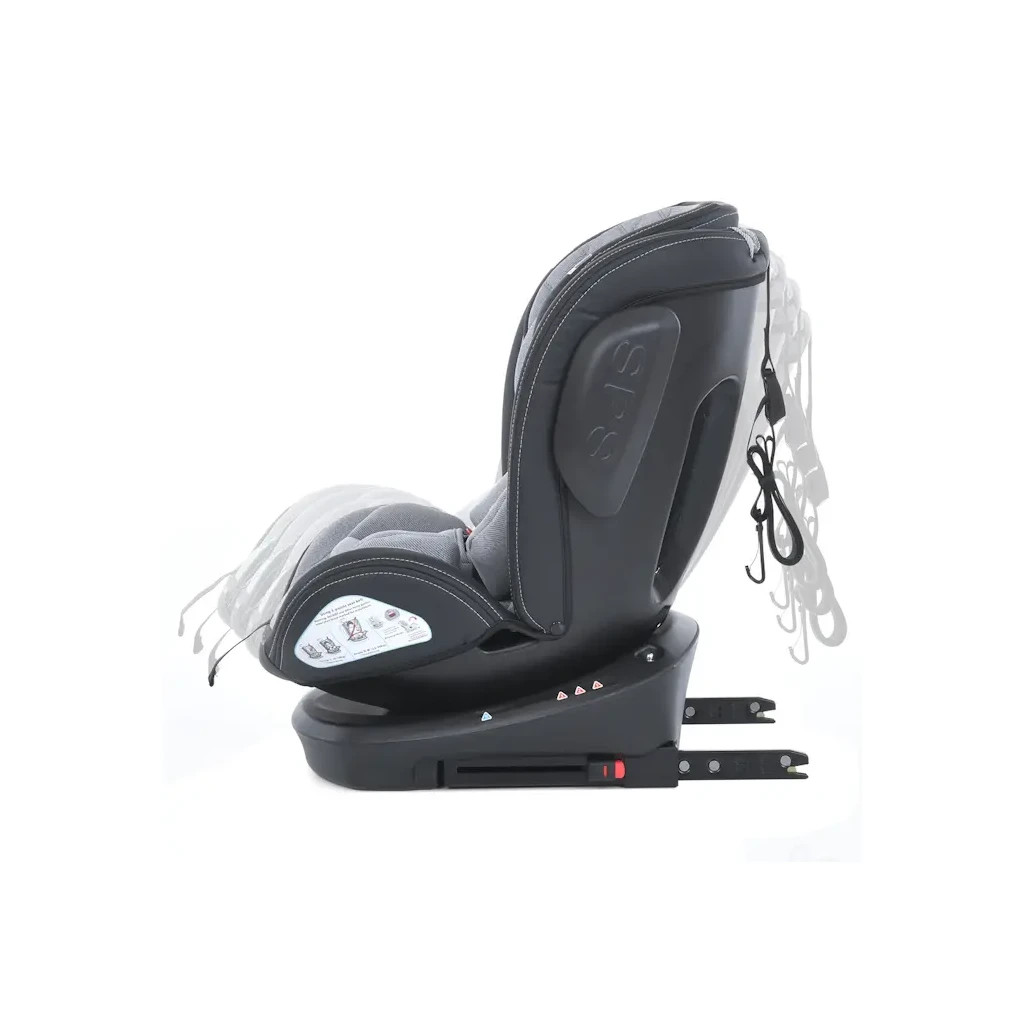 Автокрісло El Camino EVOLUTION 2 360 ISOFIX (0-36кг) (ME 1045-1 royal gray) - зображення 6