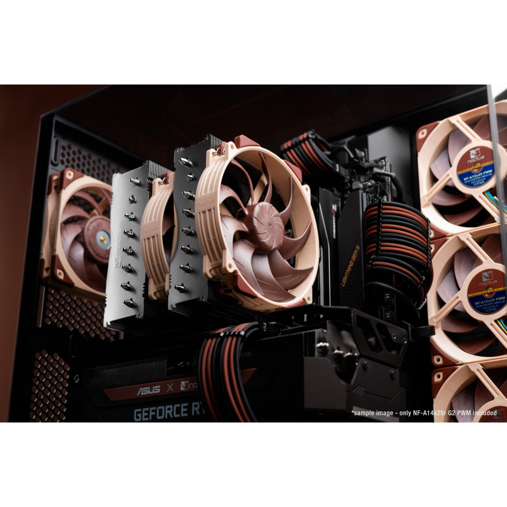 Кулер до корпусу Noctua NF-A14x25r G2 PWM - зображення 6