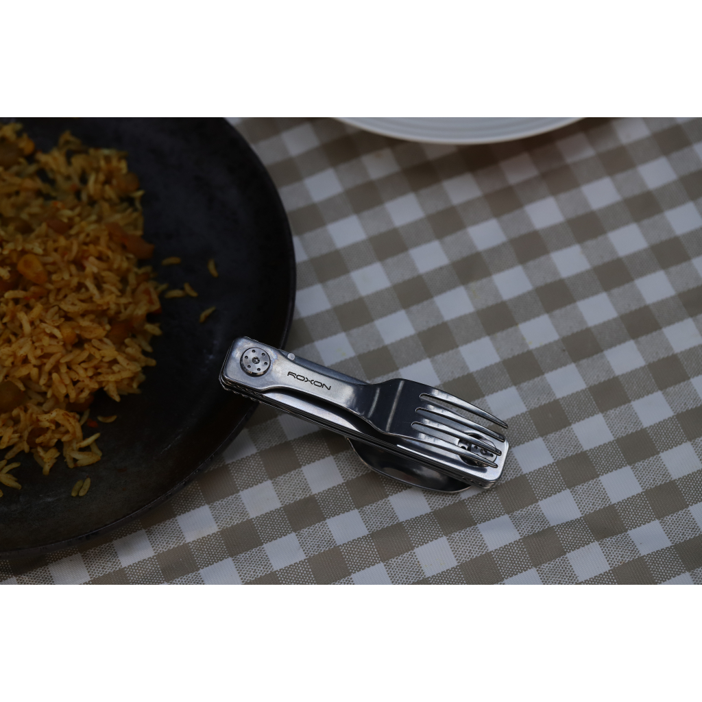Ложка-виделка туристична Roxon C1 - зображення 8